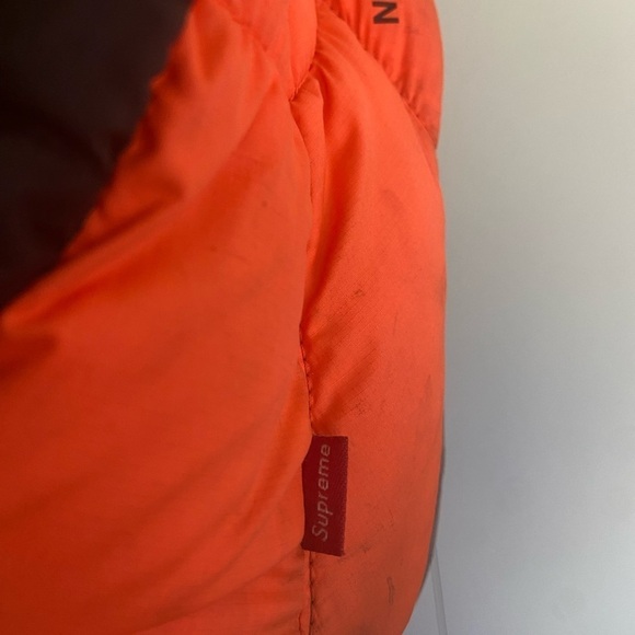 Supreme x TNF The North Face Leaves Nuptse Bootie Orange Box Logo Size 11 main image 12